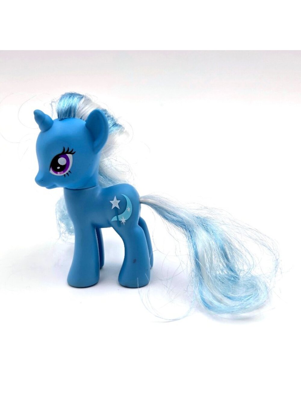 My Little Pony Trixie Lulamoon G4 Blue Wand Brushable MLP Toy Read